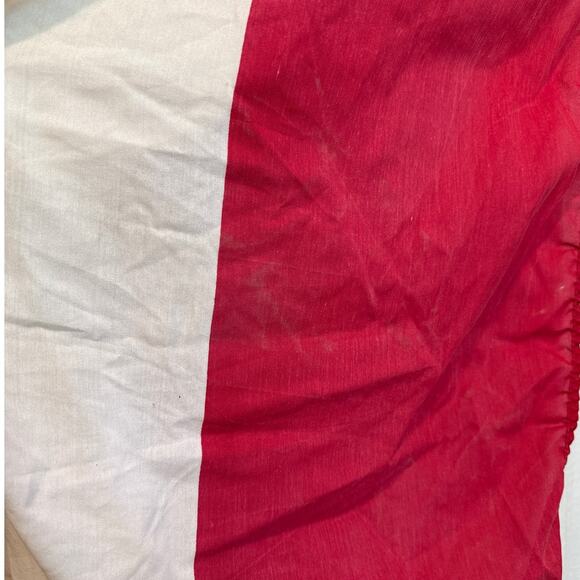 Pleated Full Fan Flag USA American Flag Patriotic Bunting Cotton Red White Blue - Picture 3 of 9